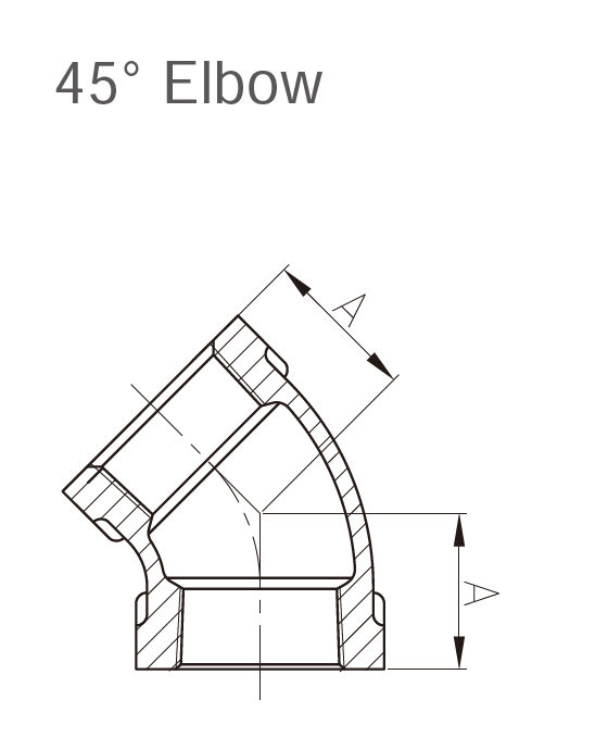45° Elbow-2