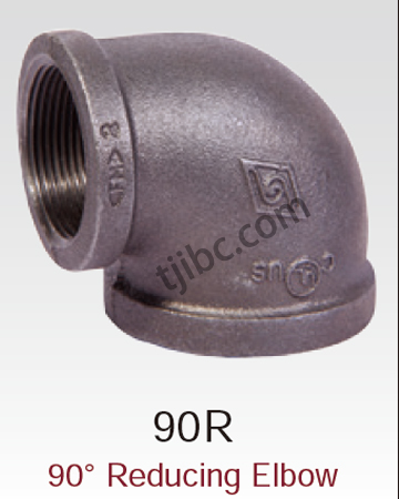 Malleable Iron 90° Reducing Elbow