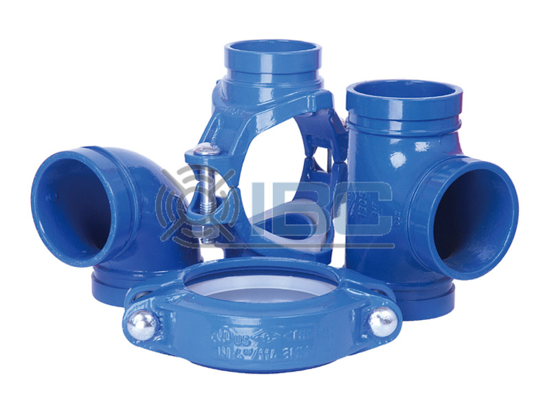 Ductile Iron Grooved Fittings -blue