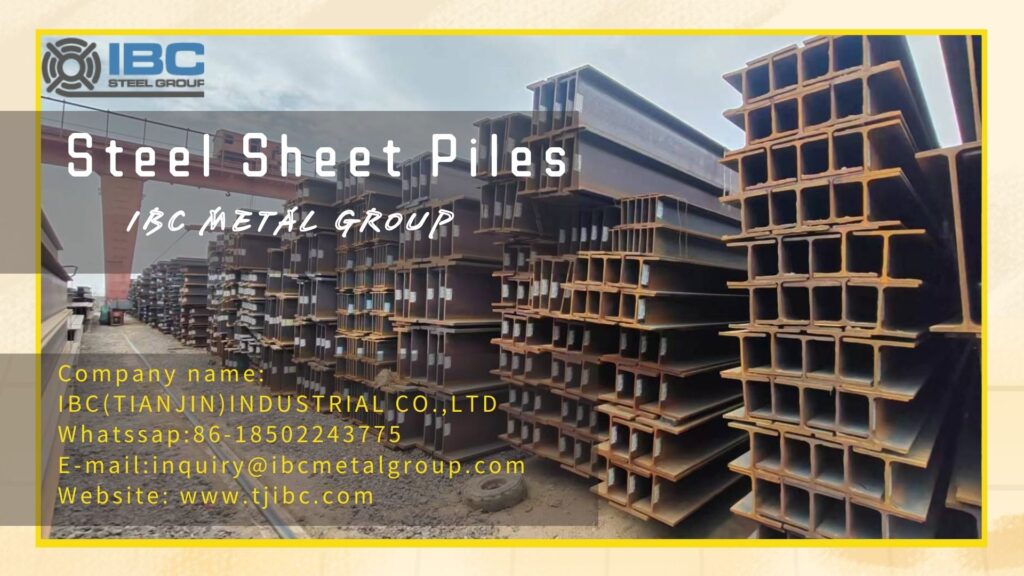 The Application of Steel Sheet Piles | IBC